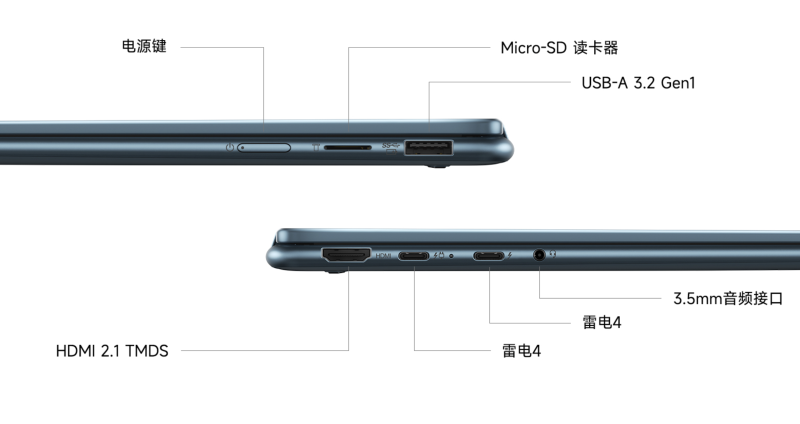 Ноутбук Lenovo Yoga Air 14c / Ultra 7 155H / 32 ГБ / 1 ТБ / OLED / Touch Screen / 360° / Синий