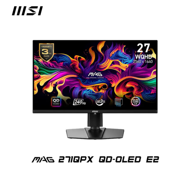 Монитор Msi MAG271QPX QD-Oled 27 / 240Hz / 2.5K