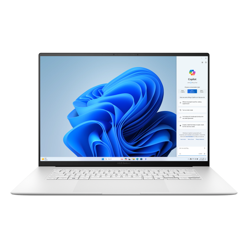 Ноутбук Asus Zenbook S16 Air / OLED / Ryzеn АI 9 НХ 370 / 32 / 1 Тб / WHITE